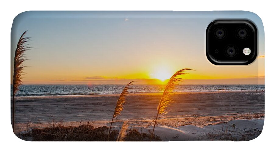 Sunrise iPhone 11 Case featuring the photograph Outer Banks OBX #3 by Buddy Morrison