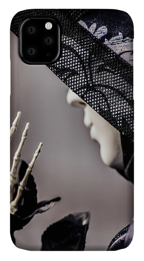 Mask iPhone 11 Case featuring the photograph Venice Mask 18 2017 by Wolfgang Stocker