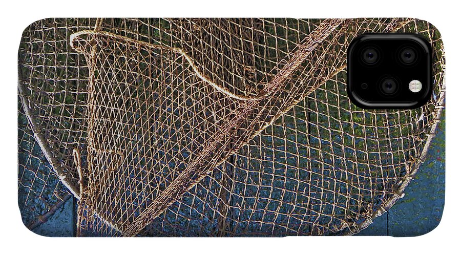Vintage Fishing Nets iPhone 11 Case by Claudia O'Brien - Pixels
