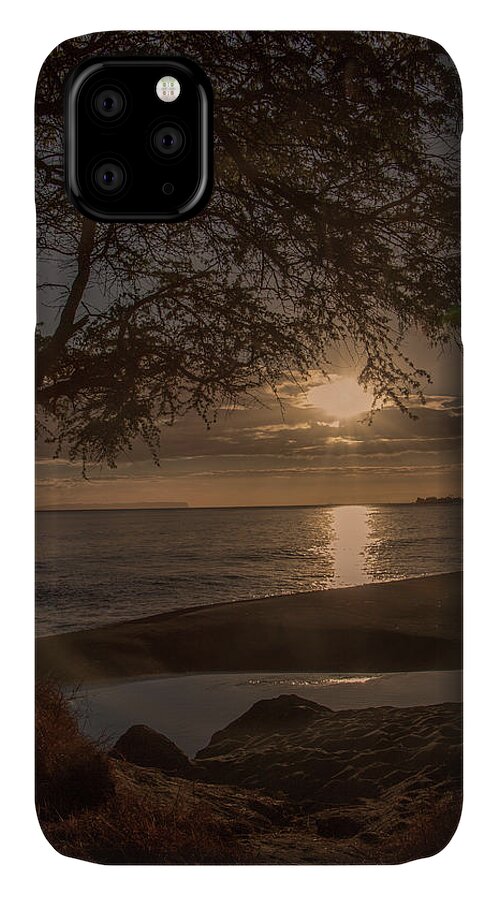 Fort Elizabeth State Park iPhone 11 Case featuring the photograph Waimea Bay Sunset 4 by Teresa Wilson