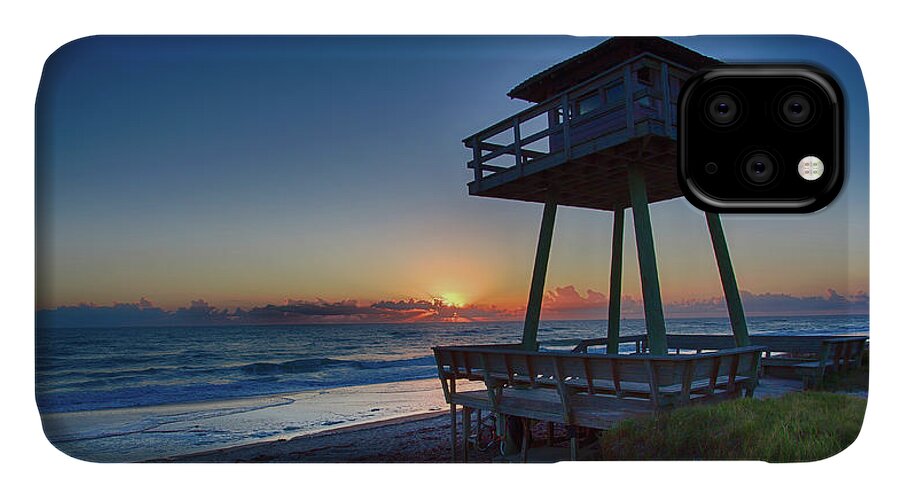 Landscape iPhone 11 Case featuring the photograph Watch Tower Sunrise 2 by Dillon Kalkhurst
