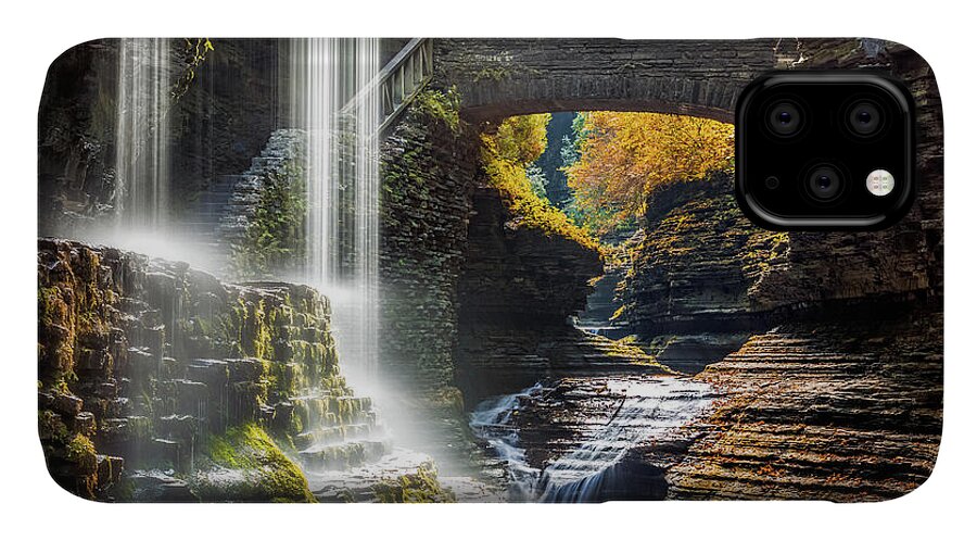 Finger Lakes iPhone 11 Case featuring the photograph Watkins Glen State Park by Mihai Andritoiu