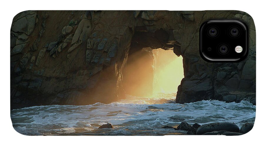 Nature iPhone 11 Case featuring the photograph Winter Solstice Sunset in Big Sur by Charlene Mitchell