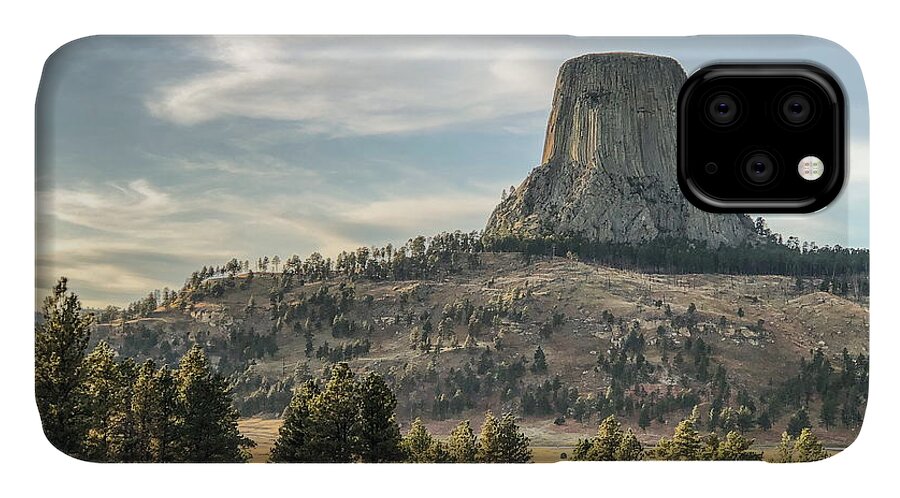 Devils Tower iPhone 11 Case featuring the photograph Devils Tower #1 by Kevin Schwalbe