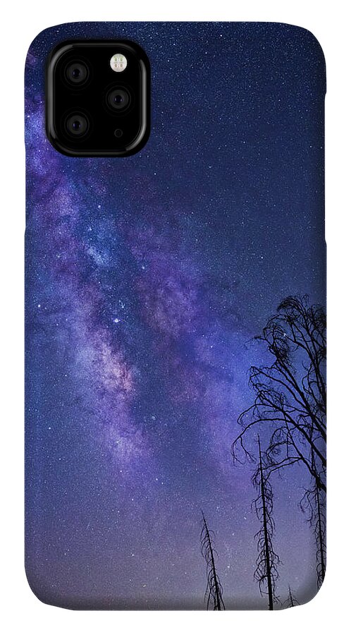 Astrophotography iPhone 11 Case featuring the photograph The Milky Way #4 by Jim Thompson
