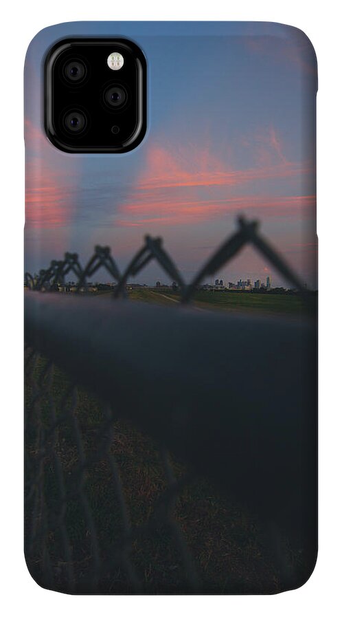 Fence iPhone 11 Case featuring the photograph A Fence by Peter Hull