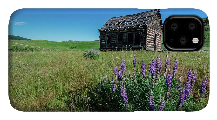Spanish Creek iPhone 11 Case featuring the photograph Abandoned on the Prairie by Douglas Wielfaert