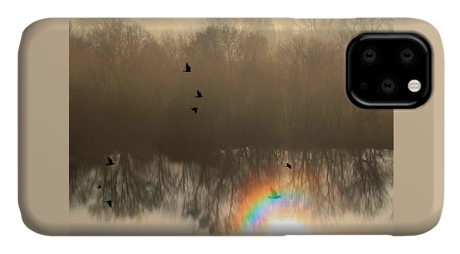 Fog iPhone 11 Case featuring the photograph Amazing Grace by Paula Guttilla