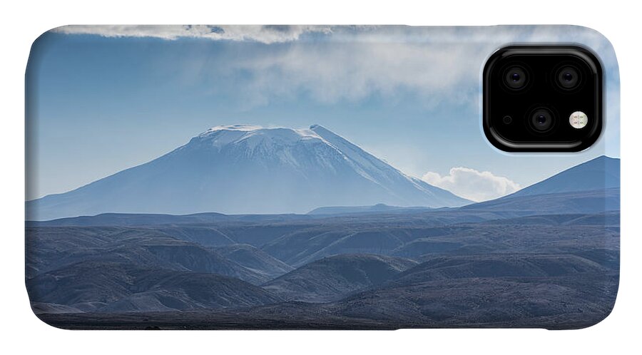 Atacama iPhone 11 Case featuring the photograph Atacama Volcano by Mark Hunter