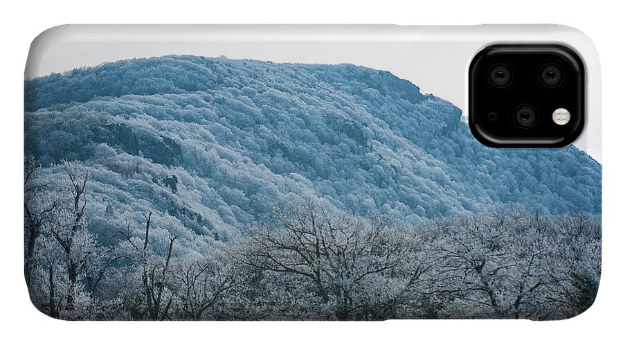 Blue Ridge iPhone 11 Case featuring the photograph Blue Ridge Mountain Top by Mark Duehmig
