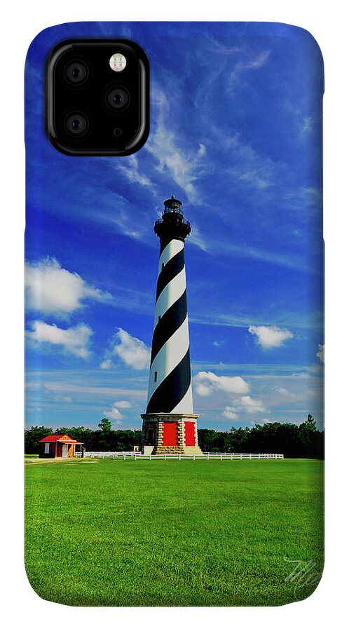 Cape Hatteras Lighthouse iPhone 11 Case featuring the photograph Cape Hatteras Lighthouse by Meta Gatschenberger