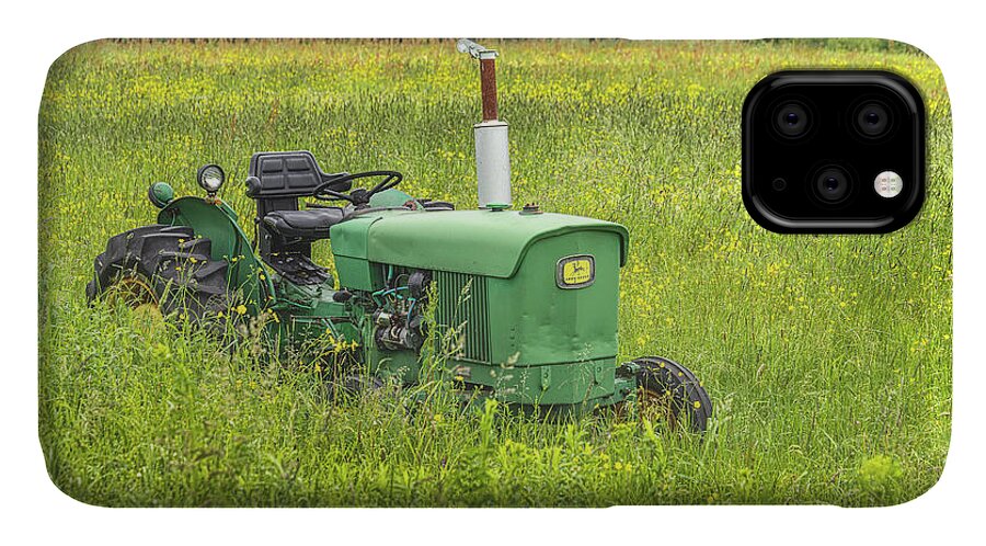 Tractor iPhone 11 Case featuring the photograph Deere Country by Rod Best
