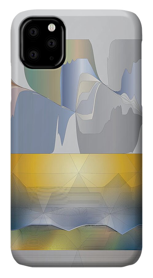 Desert iPhone 11 Case featuring the digital art Desert Filter Box by Kevin McLaughlin