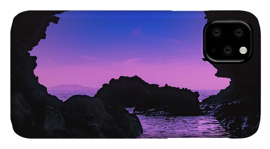 Skyline iPhone 11 Case featuring the photograph Espiritu santo island by Silvia Marcoschamer