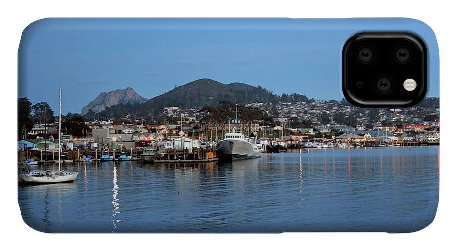 Morro Bay iPhone 11 Case featuring the photograph Evening in Morro Bay by Michael Rock