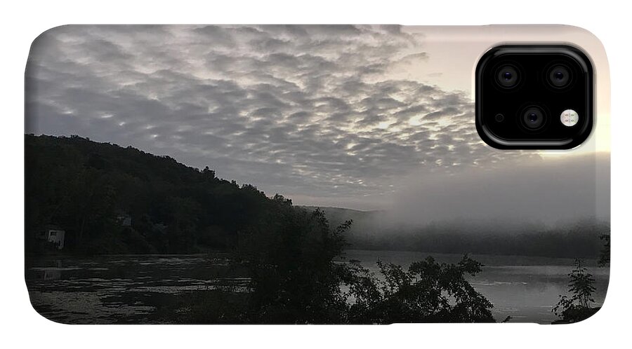 Sunrise iPhone 11 Case featuring the photograph Fog Roll on Wataba by Tom Johnson