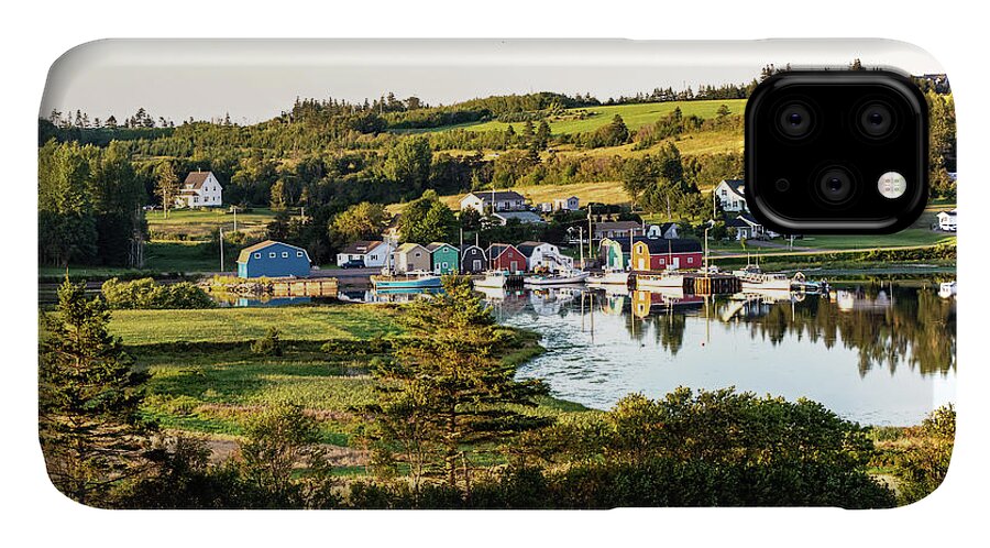 Pei iPhone 11 Case featuring the photograph French River Harbor by Douglas Wielfaert