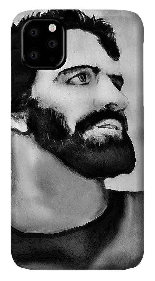 Jesus iPhone 11 Case featuring the digital art Jesus by Pennie McCracken