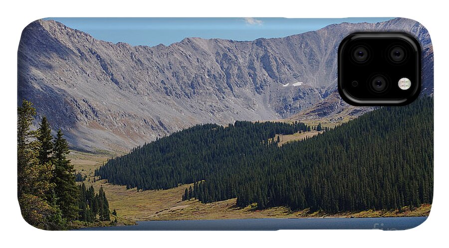 Colorado iPhone 11 Case featuring the photograph Longs Peak Colorado by Steven Liveoak
