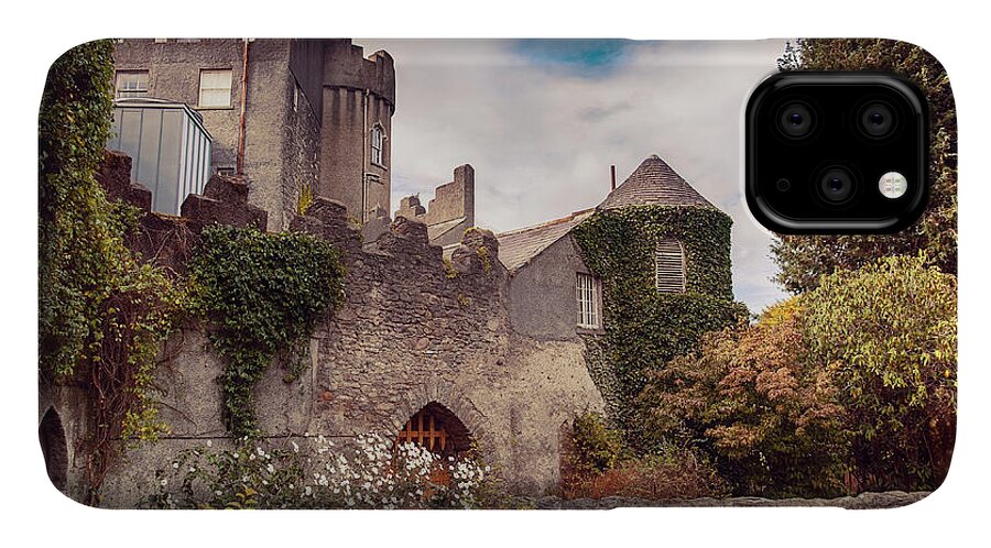 Dublin iPhone 11 Case featuring the photograph Malahide castle by autumn by Ariadna De Raadt