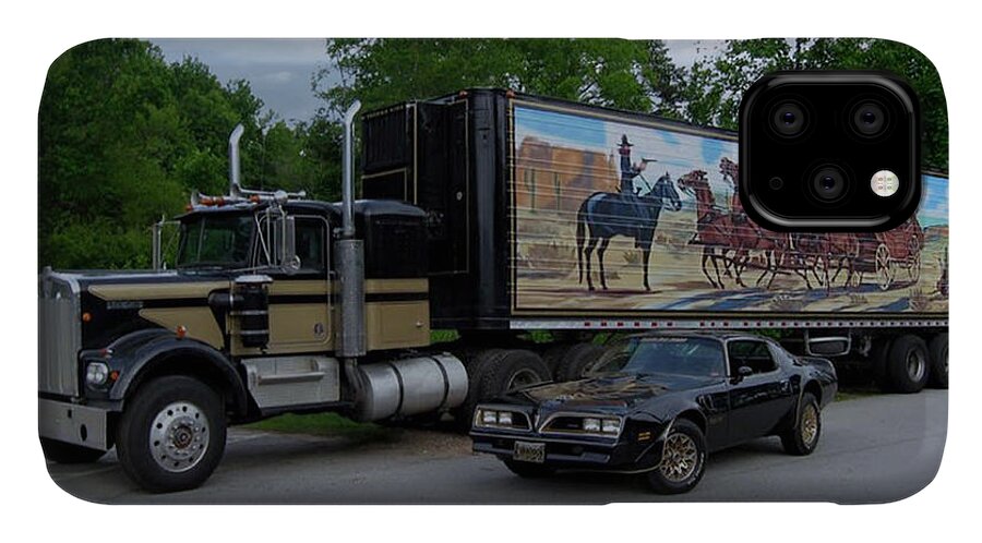 Smokey And Bandit iPhone 11 Case featuring the photograph Movie Icon - Smokey and Bandit by Dale Powell