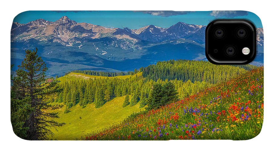 Mountain iPhone 11 Case featuring the photograph Mt of the Holy Cross from Shrine Pass by Fred J Lord