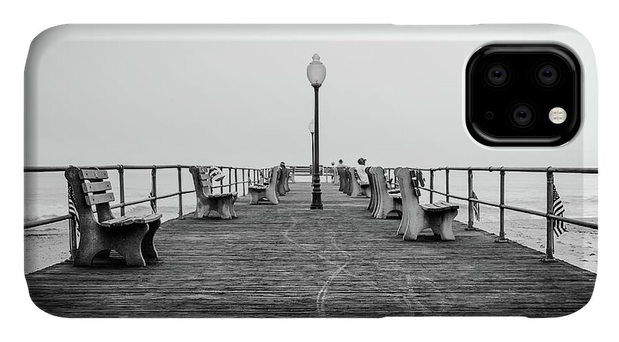 Beach iPhone 11 Case featuring the photograph Ocean Grove Pier 1 by Steve Stanger