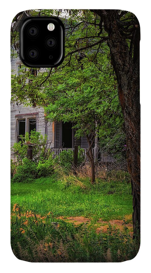 Old iPhone 11 Case featuring the photograph Old Farmhouse by Thomas Hall