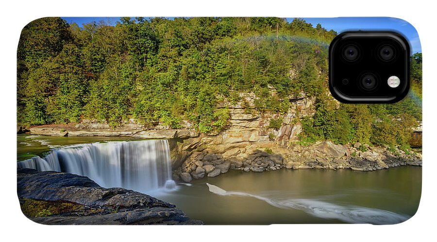 Cumberland iPhone 11 Case featuring the photograph Rainbow Falls by Michael Scott