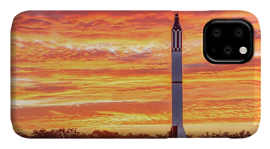 20535 iPhone 11 Case featuring the photograph Redstone at Dawn by Gordon Elwell