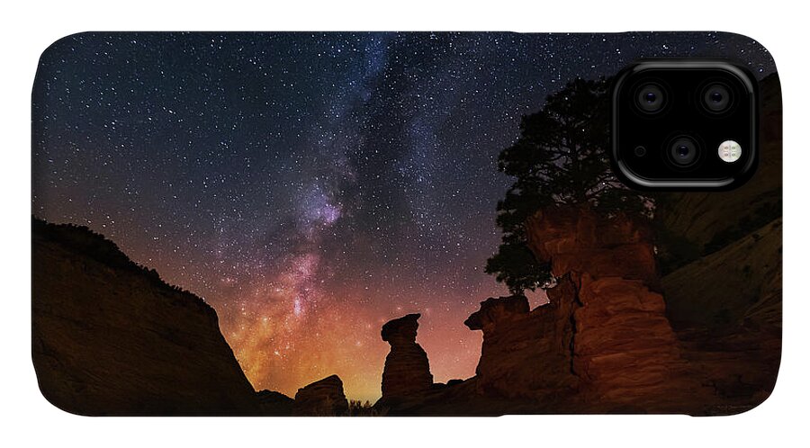 Milkyway iPhone 11 Case featuring the photograph Sanctuary by Tassanee Angiolillo