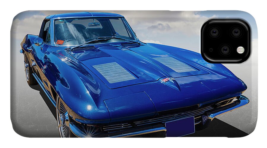 Car iPhone 11 Case featuring the photograph Split Window Vette by Keith Hawley