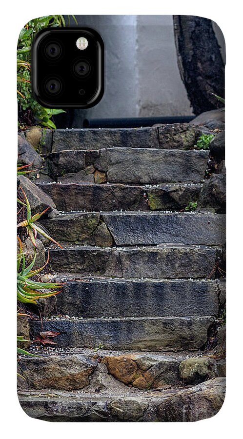 2017 iPhone 11 Case featuring the photograph Stone Stairs by Shawn Jeffries