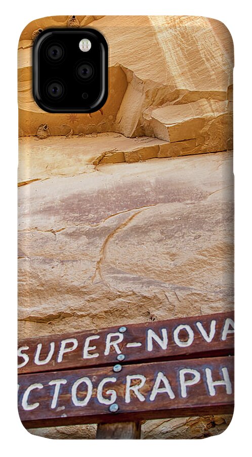 Supernova iPhone 11 Case featuring the photograph Supernova Pictograph by Britt Runyon