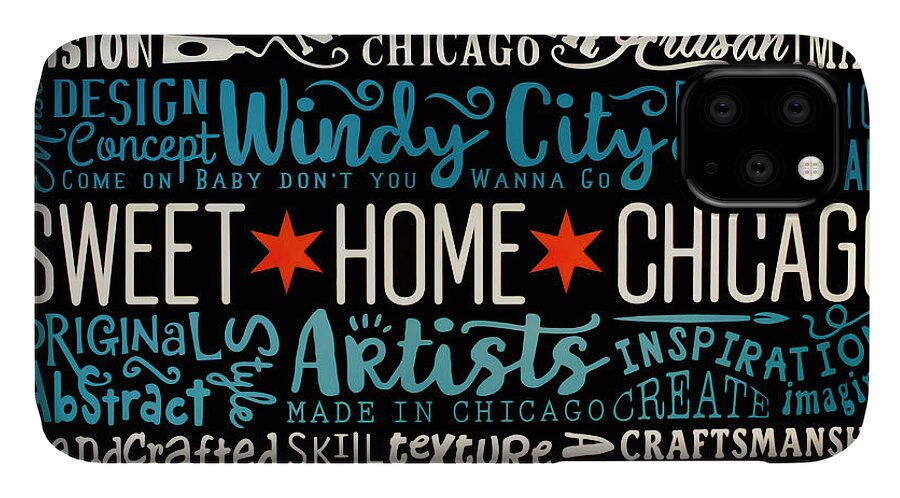 Chicago iPhone 11 Case featuring the photograph Wall art Chicago by Stuart Manning