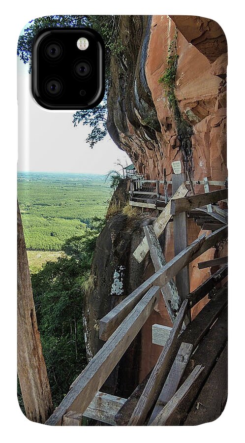 Issan iPhone 11 Case featuring the photograph We take our guests here if they are brave enough by Jeremy Holton