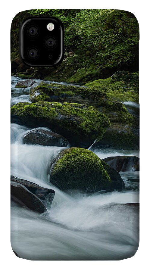 Rivers iPhone 11 Case featuring the photograph White Water by Steven Clark