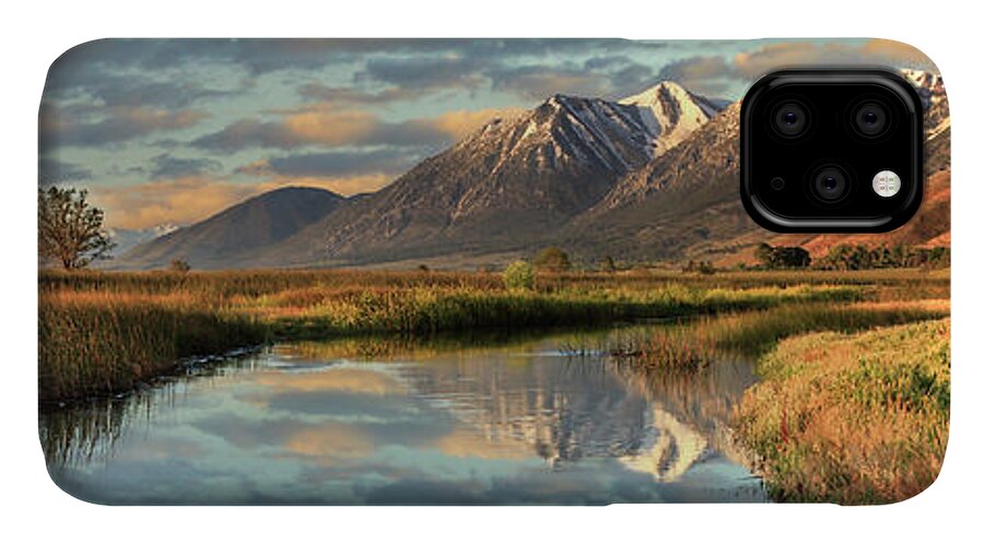 Carson Valley iPhone 11 Case featuring the photograph Carson Valley Sunrise Panorama by James Eddy