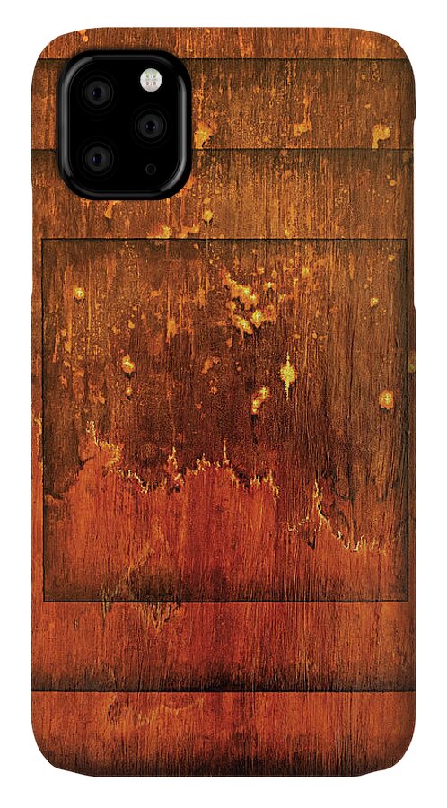 Intense iPhone 11 Case featuring the painting Chemistry by Sandy Dusek