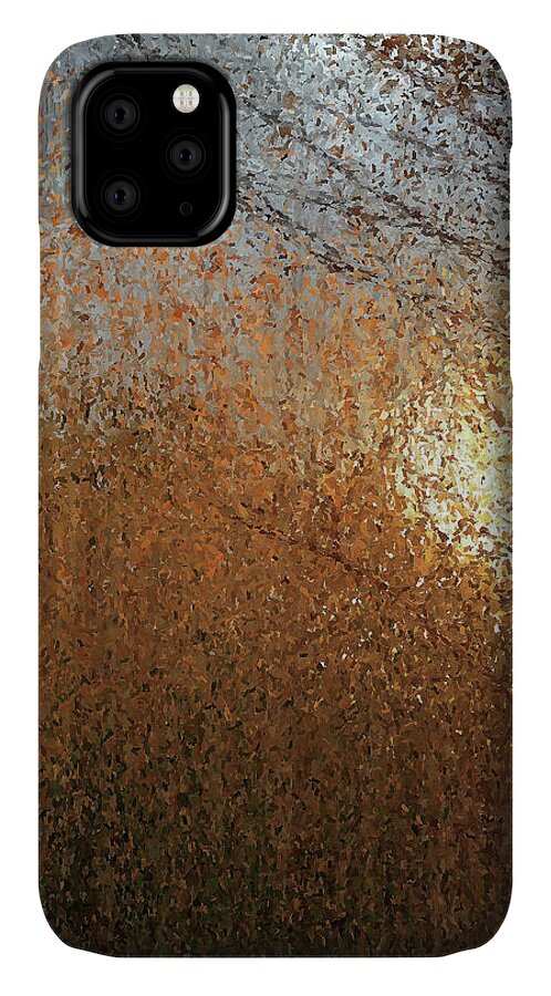 Fall iPhone 11 Case featuring the painting Fall Morning by Alex Mir