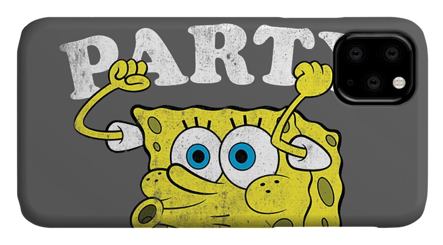 Spongebob Squarepants lets party iPhone 11 Case by Leoniw Eddi - Pixels