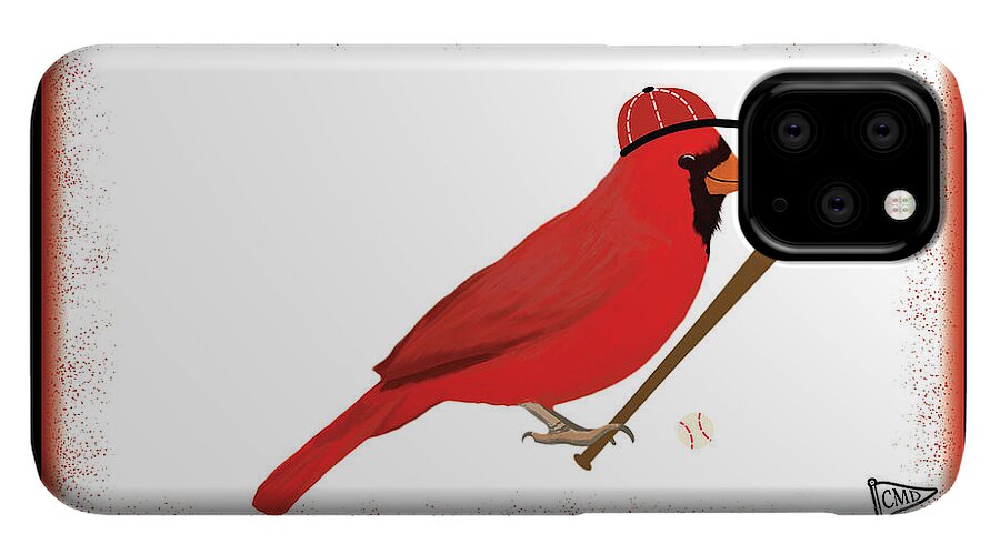 Baseball Cardinal iPhone 11 Pro Case by College Mascot Designs - Pixels