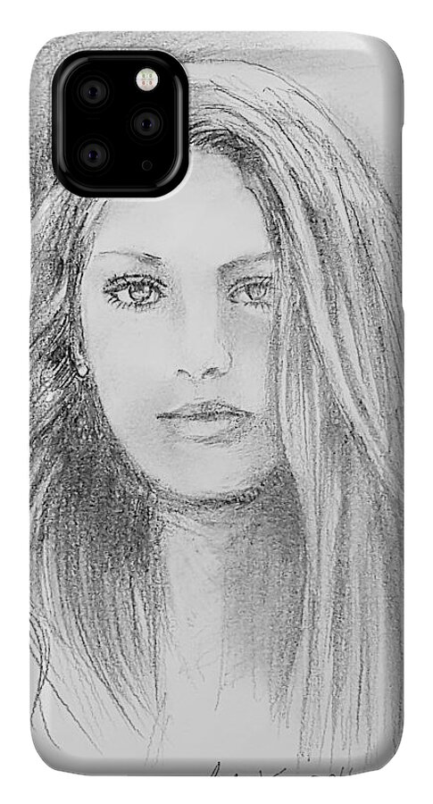 Girl Portrait Iphone 11 Pro Max Case For Sale By Hae Kim Girl Portrait Iphone 11 Pro Max Case For Sale By Hae Kim