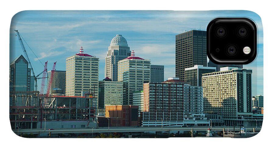 Louisville Downtown Elevated Skyline iPhone 11 Pro Max Case by Davel5957 