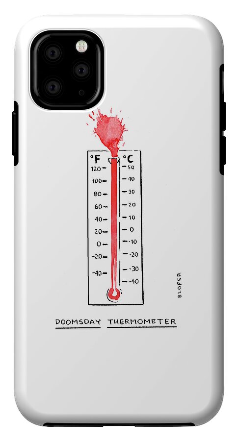 Doomsday Thermometer iPhone 11 Pro Max Tough Case by Brendan Loper - Conde  Nast