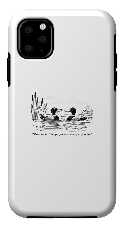 That's Funny iPhone 11 Tough Case by Frank Modell - Conde Nast