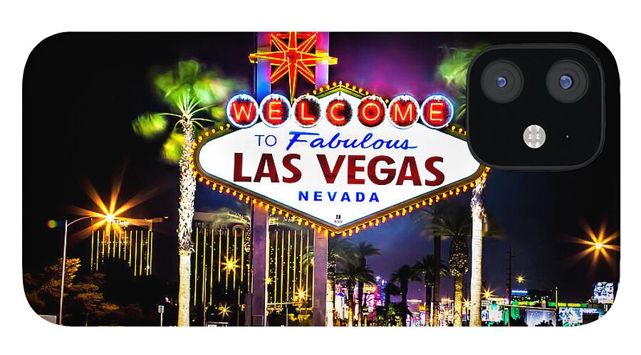 Las Vegas Sign iPhone 12 Mini Case by Az Jackson - Fine Art America