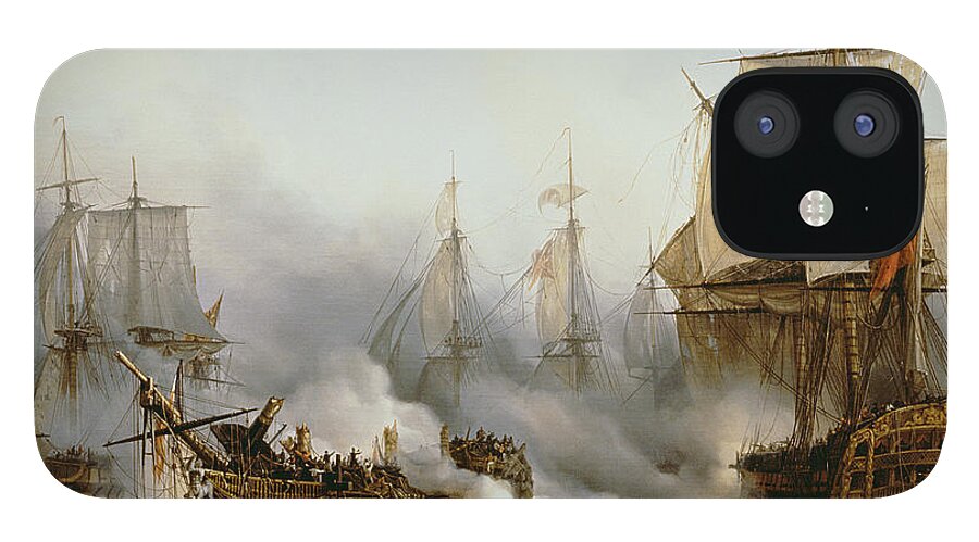 Battle of Trafalgar iPhone 12 Mini Case by Louis Philippe Crepin