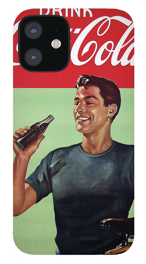 Drink Coca-Cola - Vintage Drink Poster iPhone 12 Mini Case by Siva Ganesh -  Fine Art America