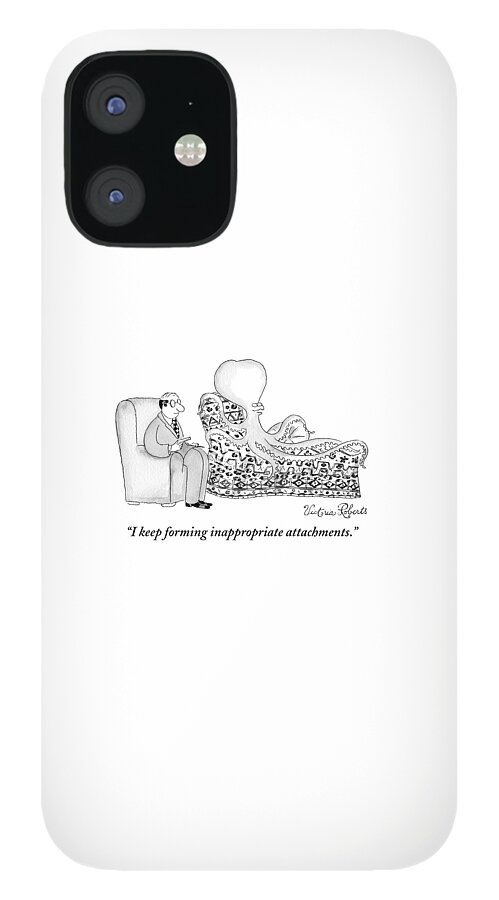 An Octopus Or Squid Lays On A Psychiatrist Or #1 iPhone 12 Case